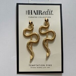 Gold Snake Hair Pins - purchased for Taylor Swift concert, did not wear.